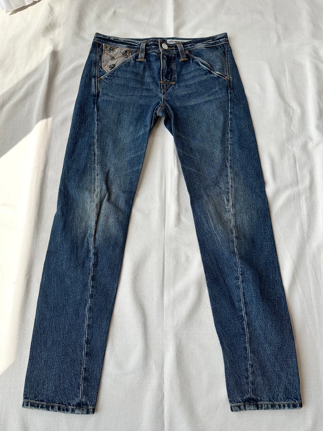 리바이스 엔지니어드진 스컬 디테일 데님팬츠 27 상품이미지1