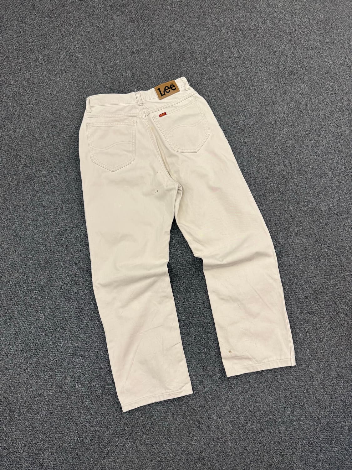31)LEE RIDERS 빈티지 여성 아이보리 코튼 팬츠(오염) 상품이미지5
