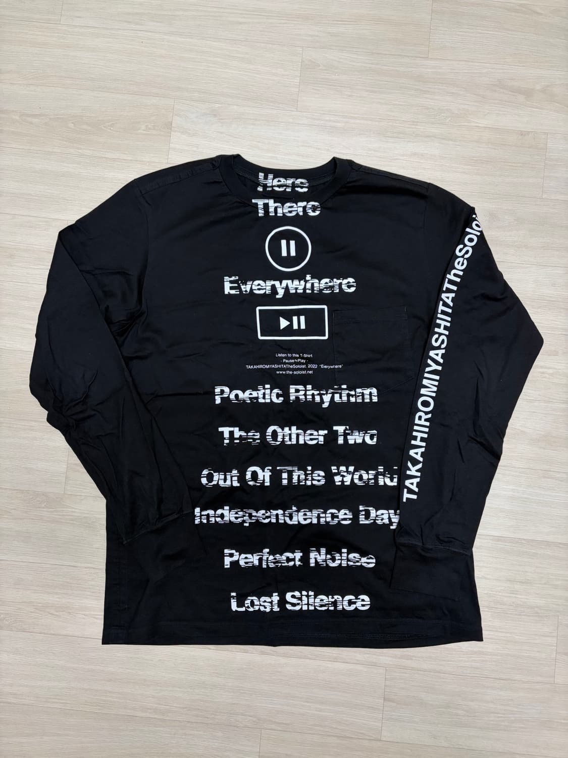 [50] 솔로이스트 에브리웨어 롱슬리브 티셔츠 상품이미지1