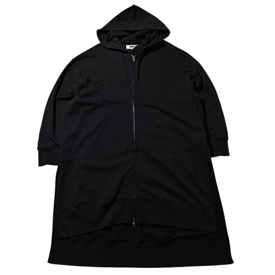 메종 마르지엘라 MM6 롱 후드집업 자켓 블랙 상품이미지1
