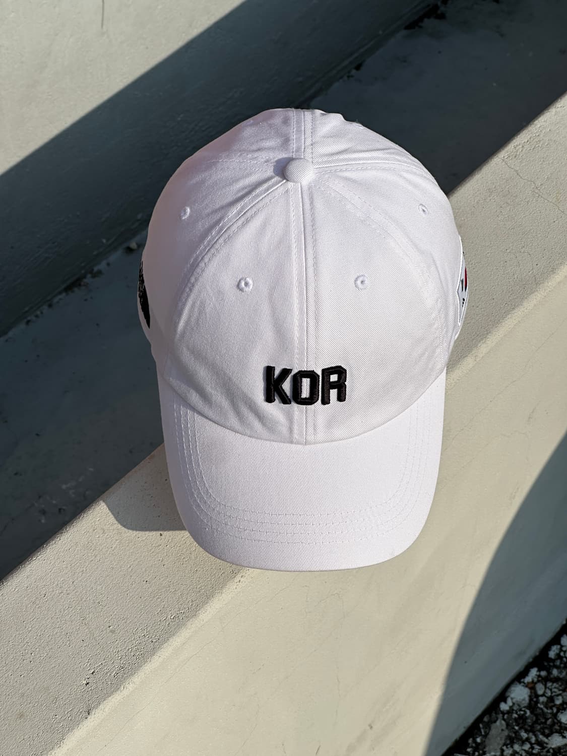 [F] 노스페이스 팀 코리아 화이트 볼캡 모자 상품이미지1