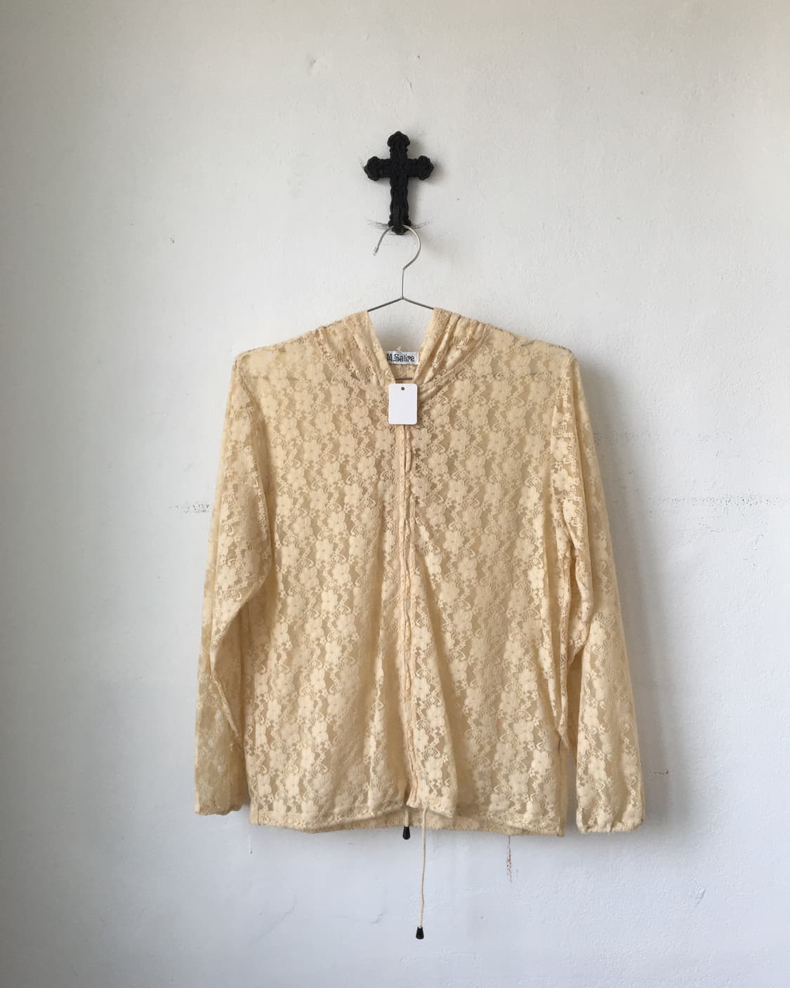 Lace hood zip up 상품이미지2