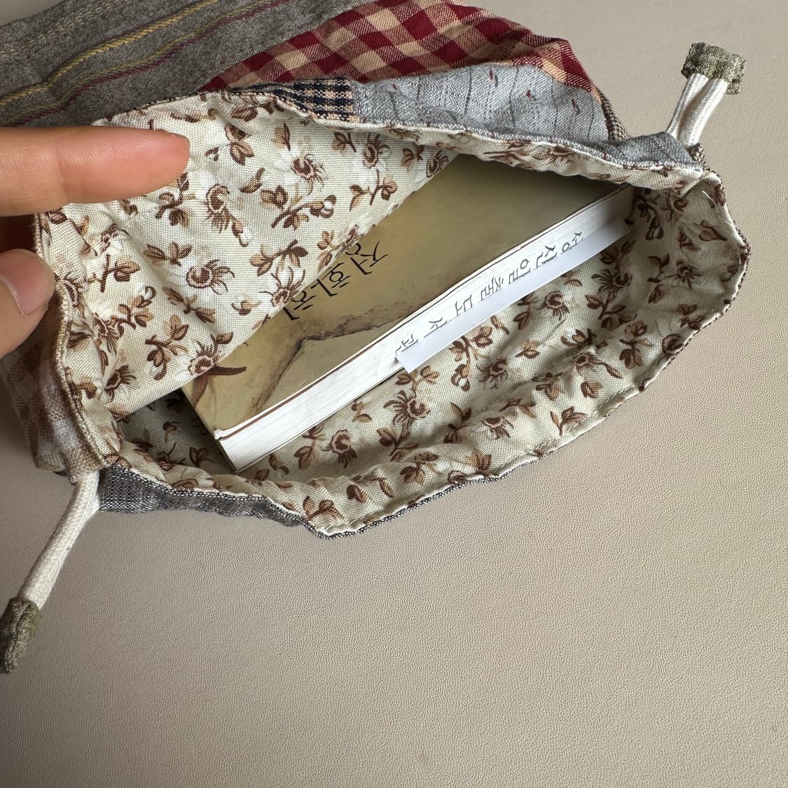 스트링파우치 / 끈주머니 / 천가방 / 여행파우치 상품이미지5