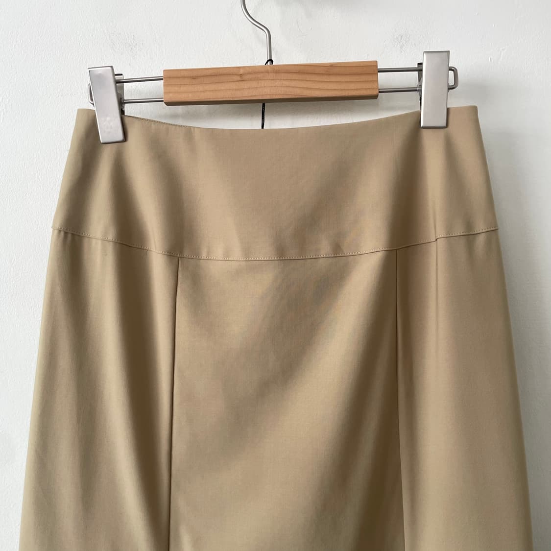 camel beige long skirt  상품이미지5