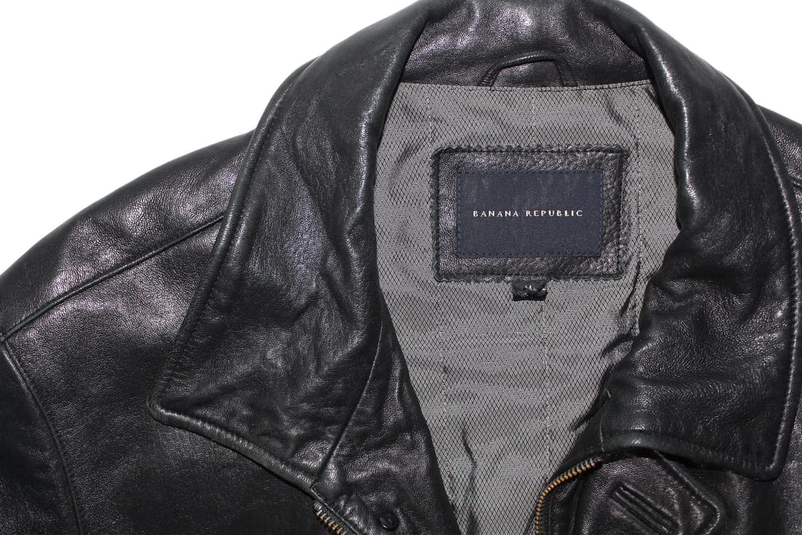 1990s 바나나리퍼블릭 레더 카코트  상품이미지2