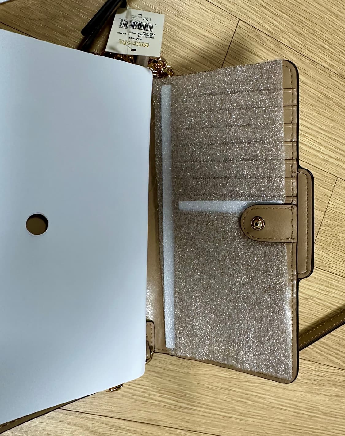 (새제품) 마이클코어스 헤더 스몰 레더 크로스바디 백 상품이미지2