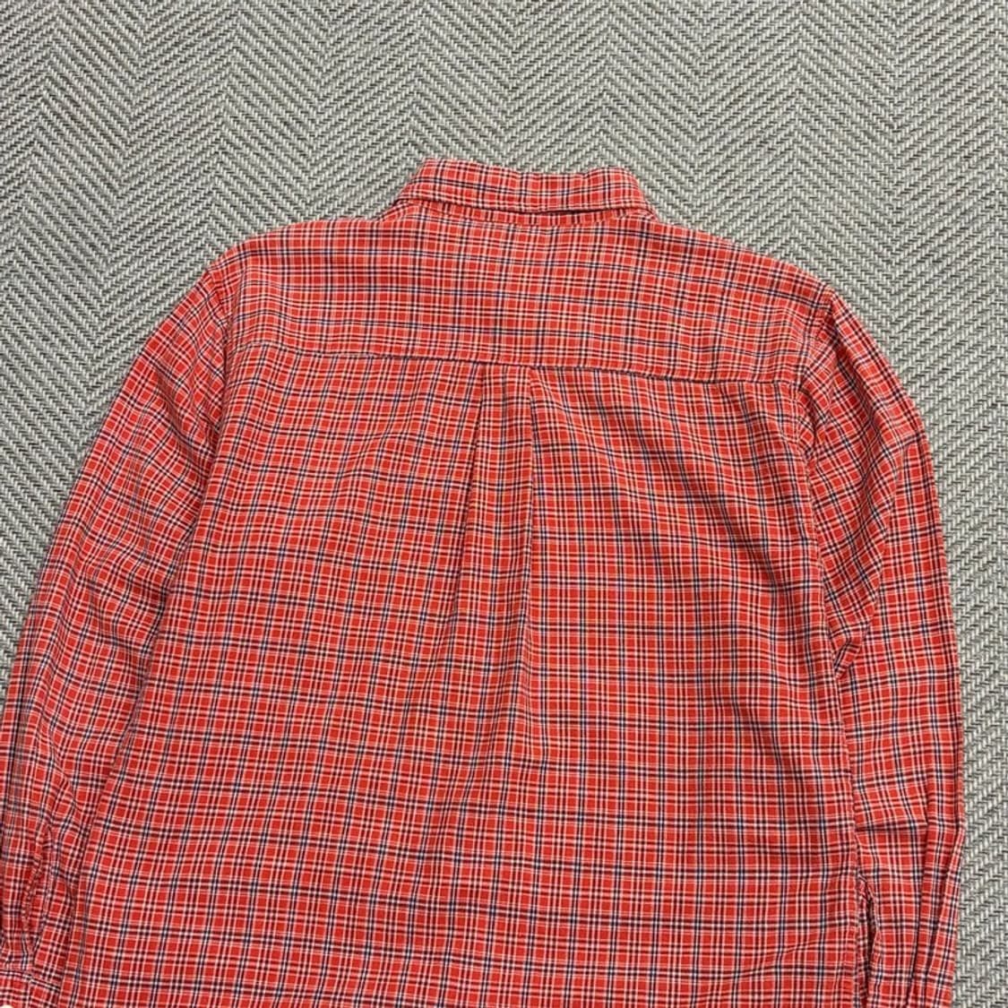 퀵실버 오렌지 체크 셔츠 v1878 상품이미지4