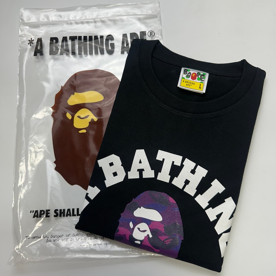 BAPE COLOR CAMO COLLEGE TEE 베이프 티셔츠 상품이미지2