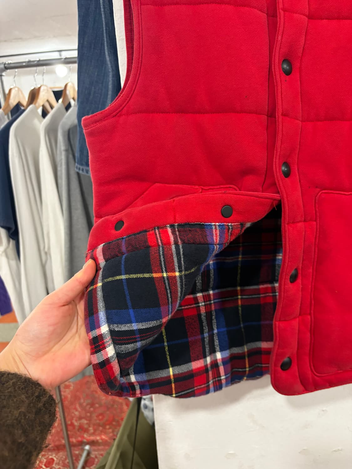 폴로 면조끼패딩 상품이미지3