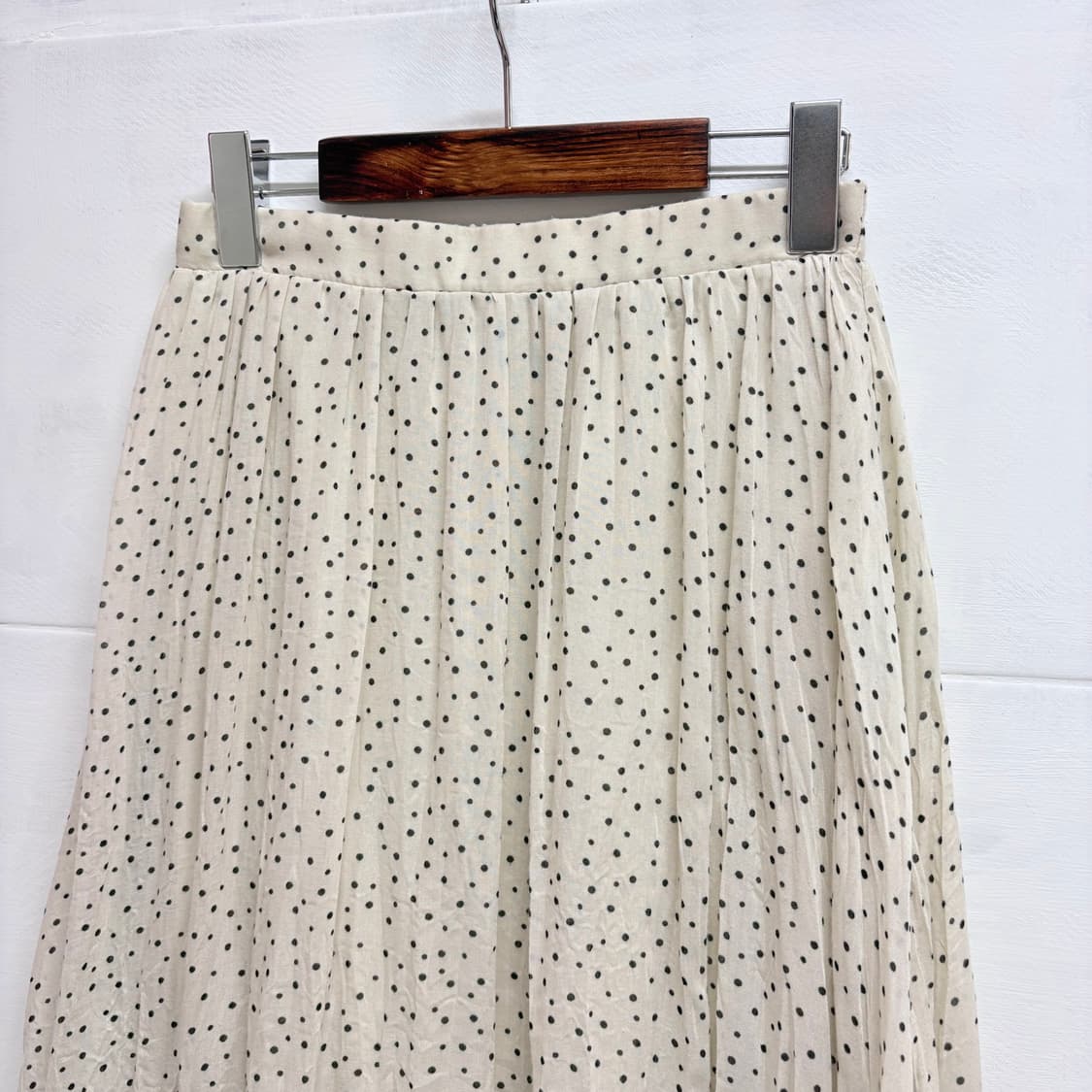 크림 도트 크리즈 모리걸 하구미 롱 스커트 JPN 상품이미지2