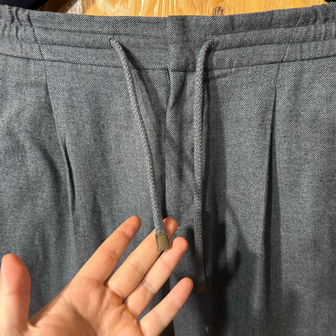 브루넬로 쿠치넬리 드로우 스트링 슬랙스  상품이미지2