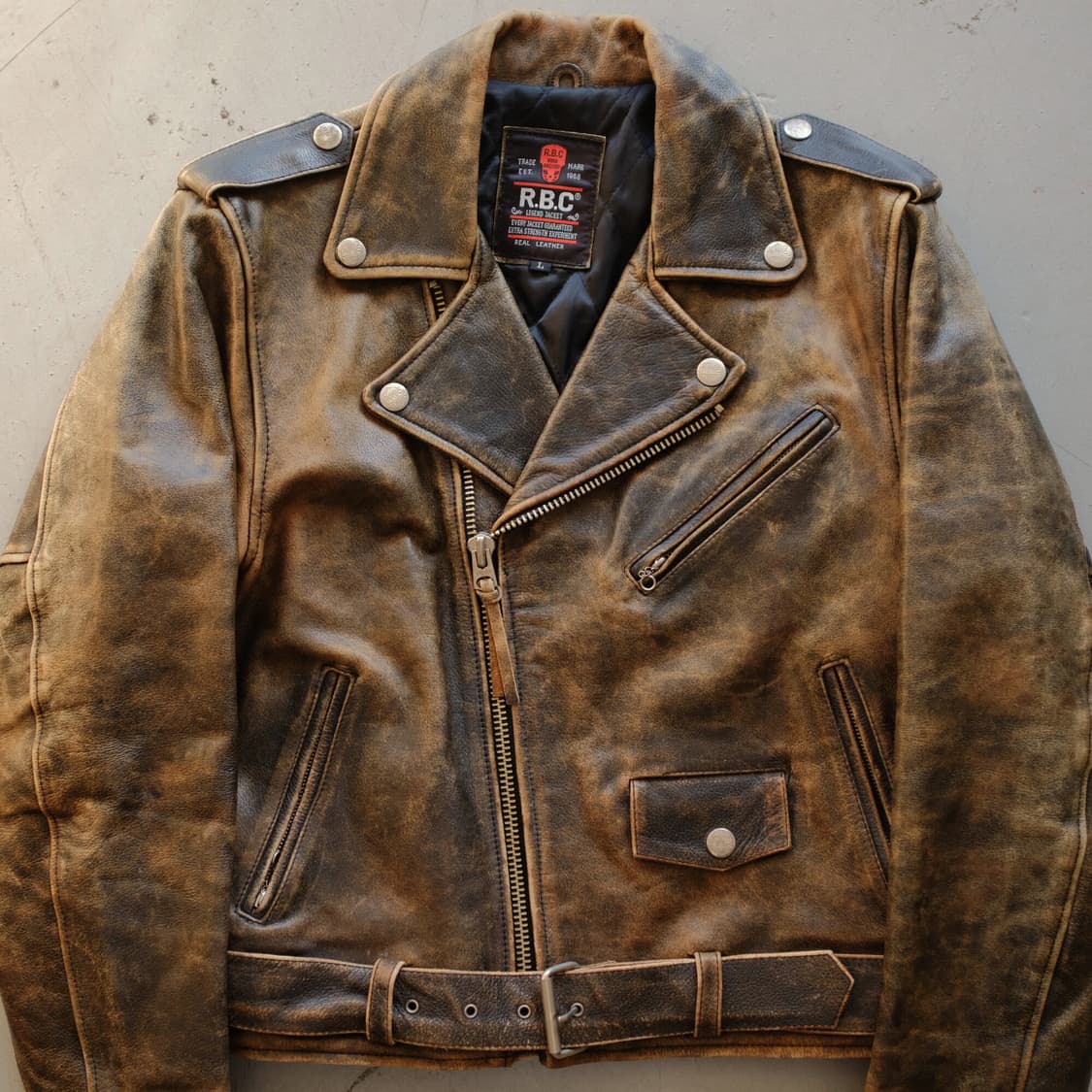 1980's R.B.C Road Masters Leather Jacket 상품이미지2