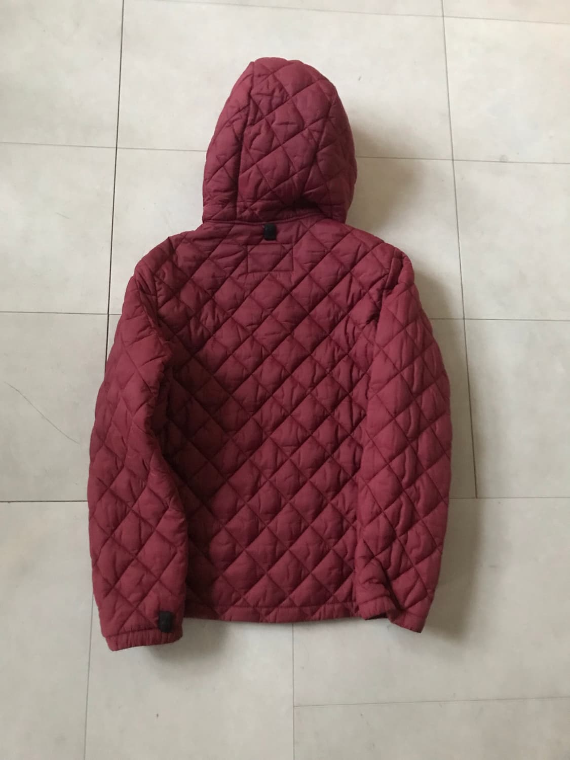 노페 레드 후드패딩 상품이미지10