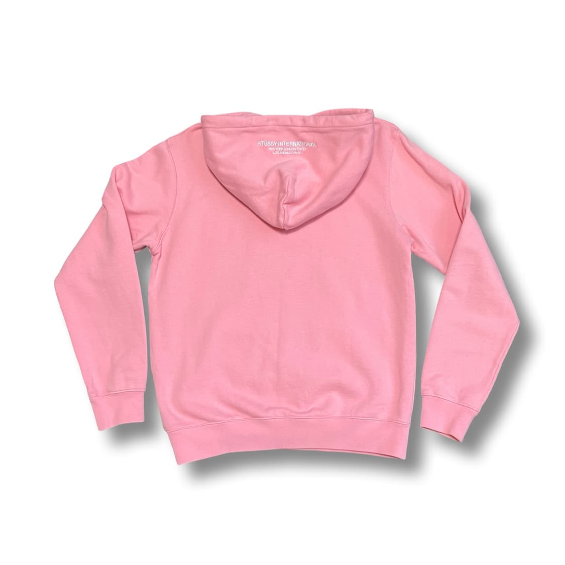 [M] 스투시 핑크 기모 후드티 상품이미지4