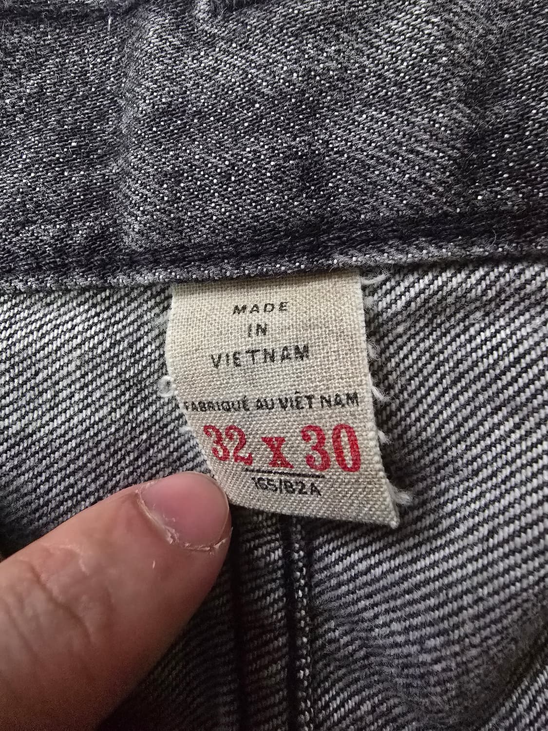 rrl 코어/스트레이트핏 더스티 블랙/32x30 상품이미지3