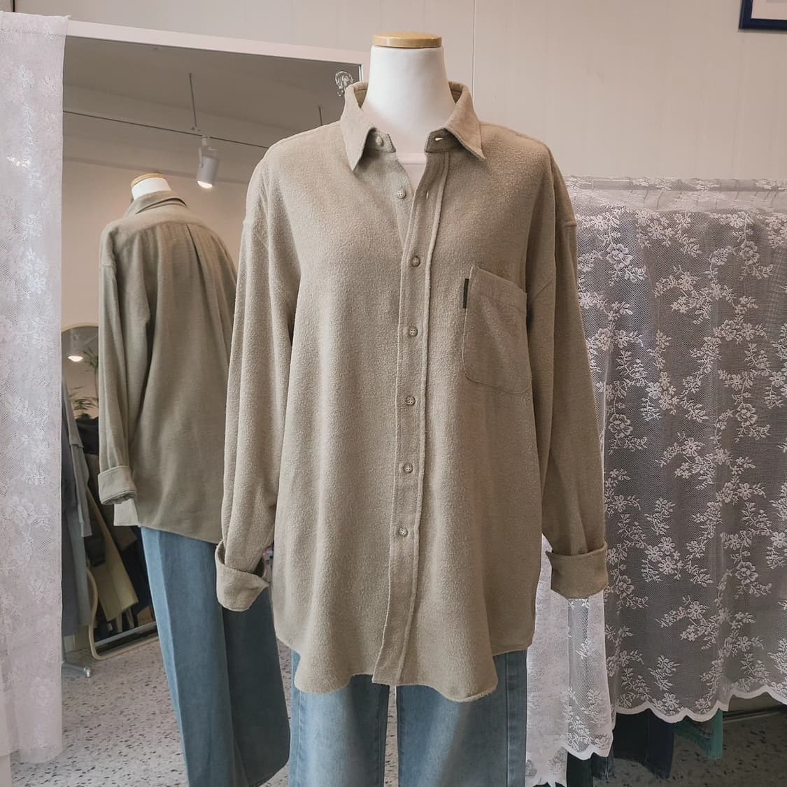 GainsBoro 피치기모 트윌셔츠(Japan made) 상품이미지8