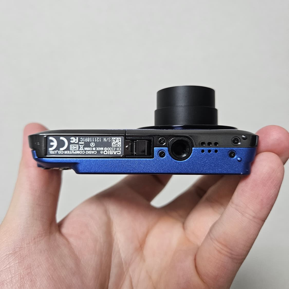 카시오 엑슬림 디카 EX-Z330 블루 빈티지 디지털카메라 상품이미지4