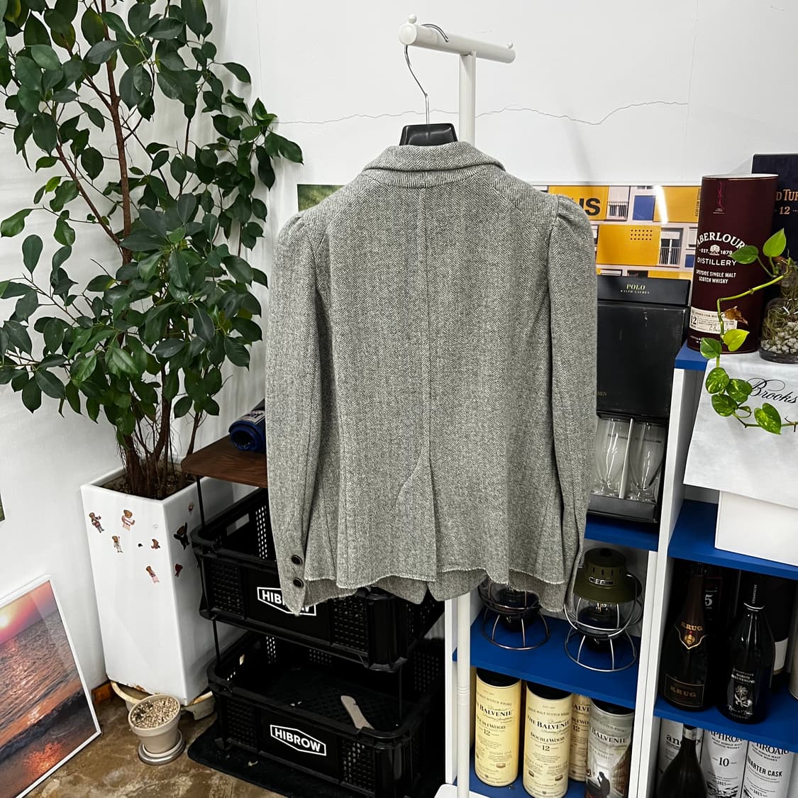 이자벨마랑 캐시미어 블렌드 헤링본 블레이져 1 상품이미지6