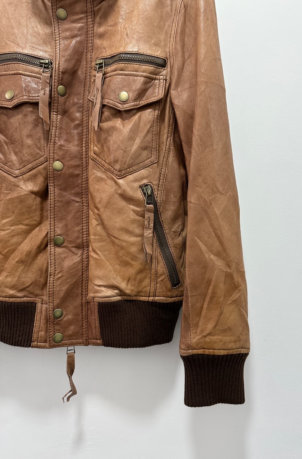 House of Blues sheepskin leather stud bl 상품이미지7