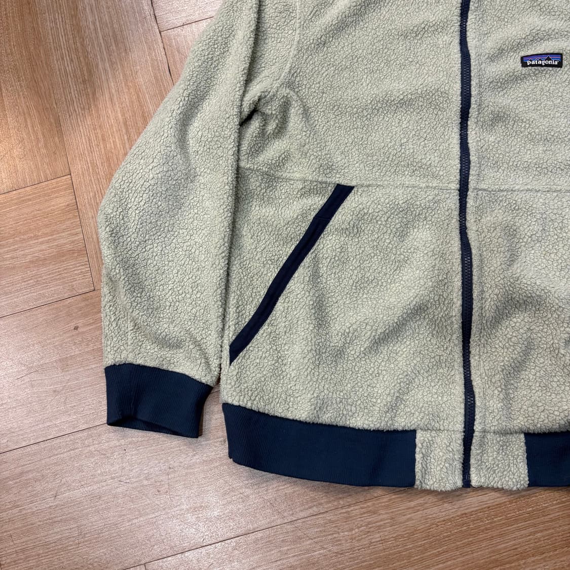 파타고니아 오트밀 헤더 시어링 플리스 자켓 상품이미지4