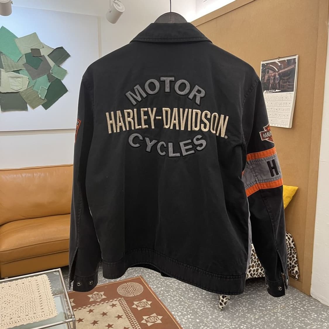 할리 데이비슨 디트로이트 모터사이클 레이싱 자켓 100 C10424 상품이미지4