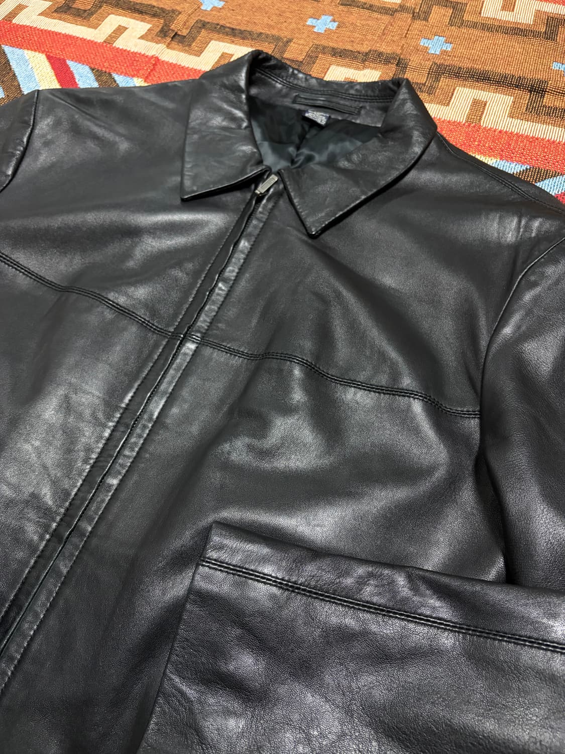 100-105) 제이크루 레더 카코트 집업 자켓(상태최상) 상품이미지4