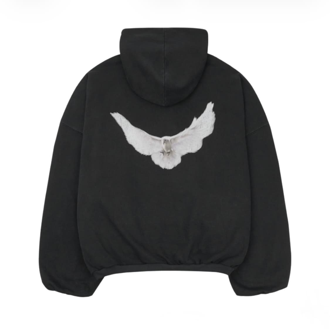 이지 갭 엔지니어드 바이 발렌시아가 도브 후드 워시드 블랙 S 상품이미지1