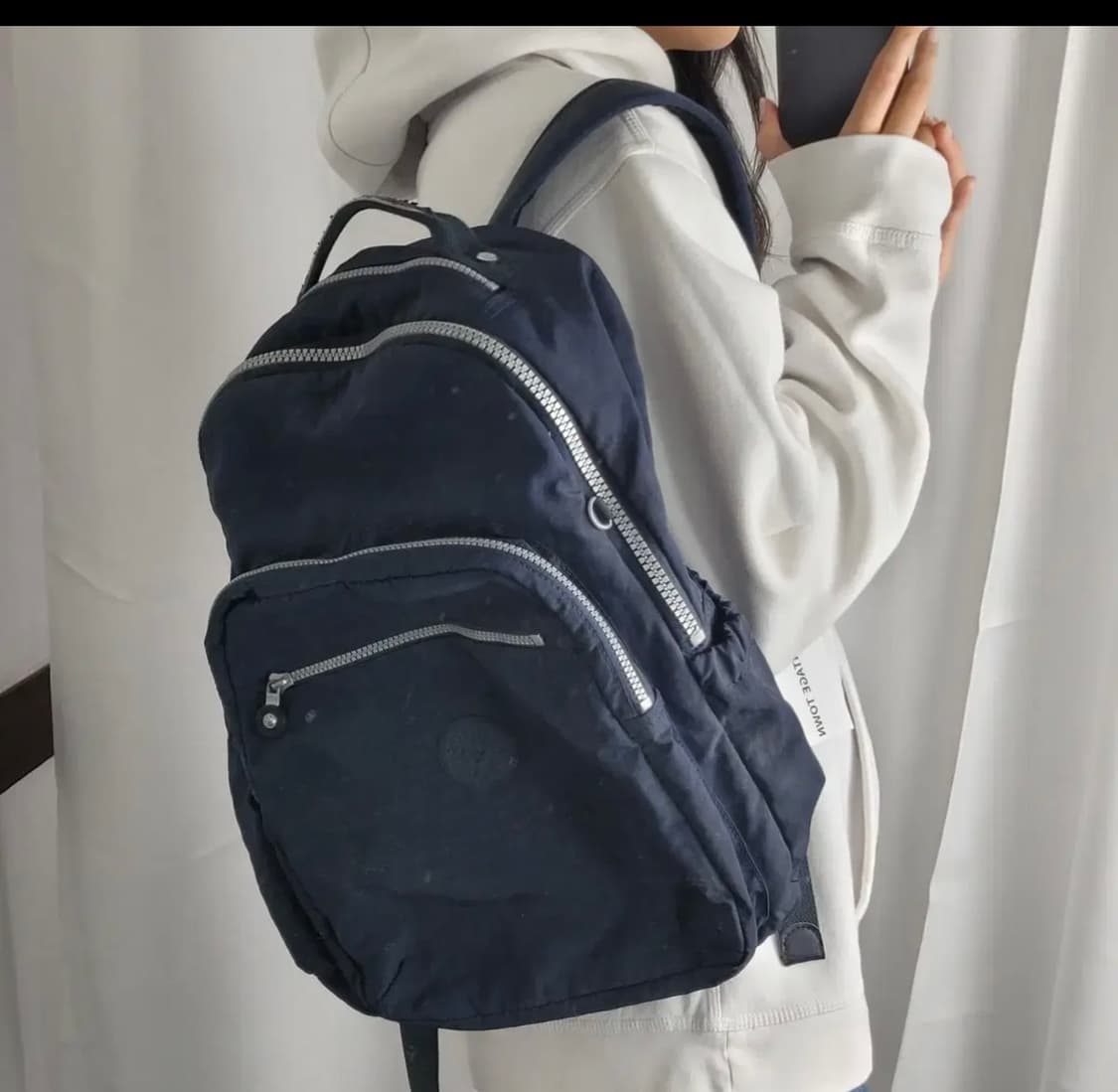 키플링 네이비 백팩 상품이미지3