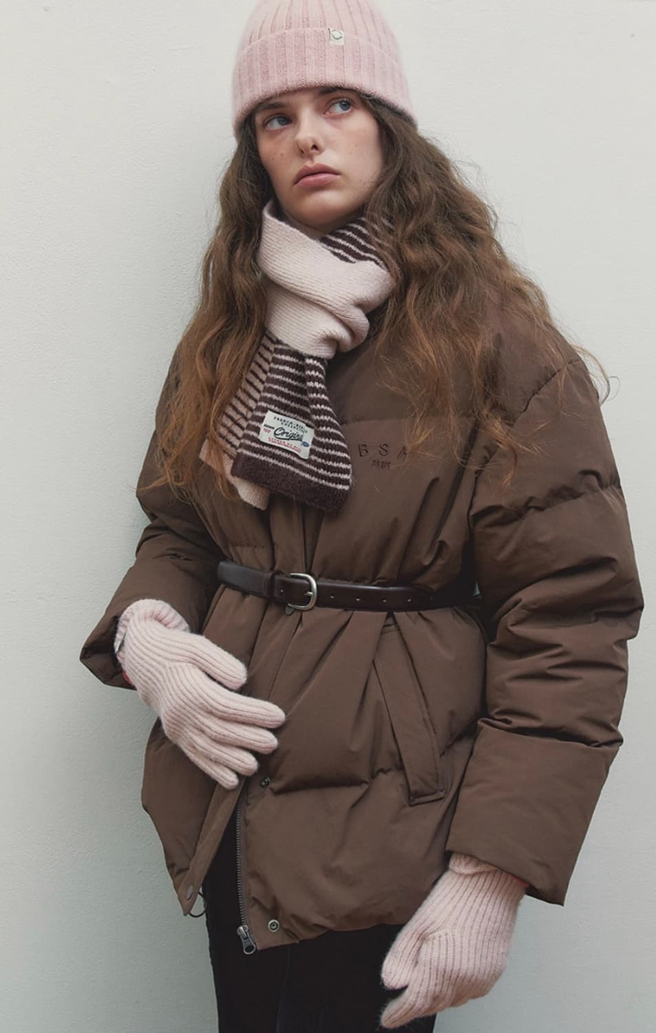 벤시몽 핑거홀 핑크 장갑팝니다 상품이미지1