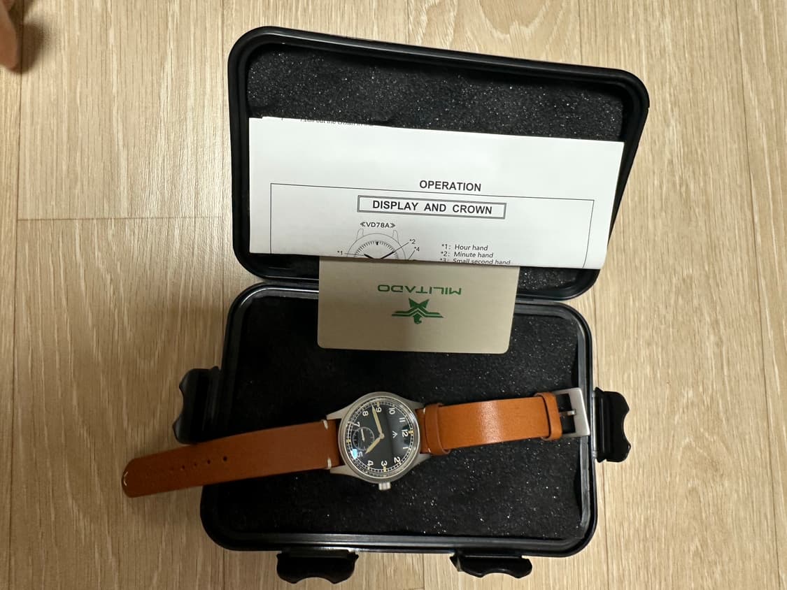 밀리타도 더티더즌 D12 쿼츠 시계 상품이미지2