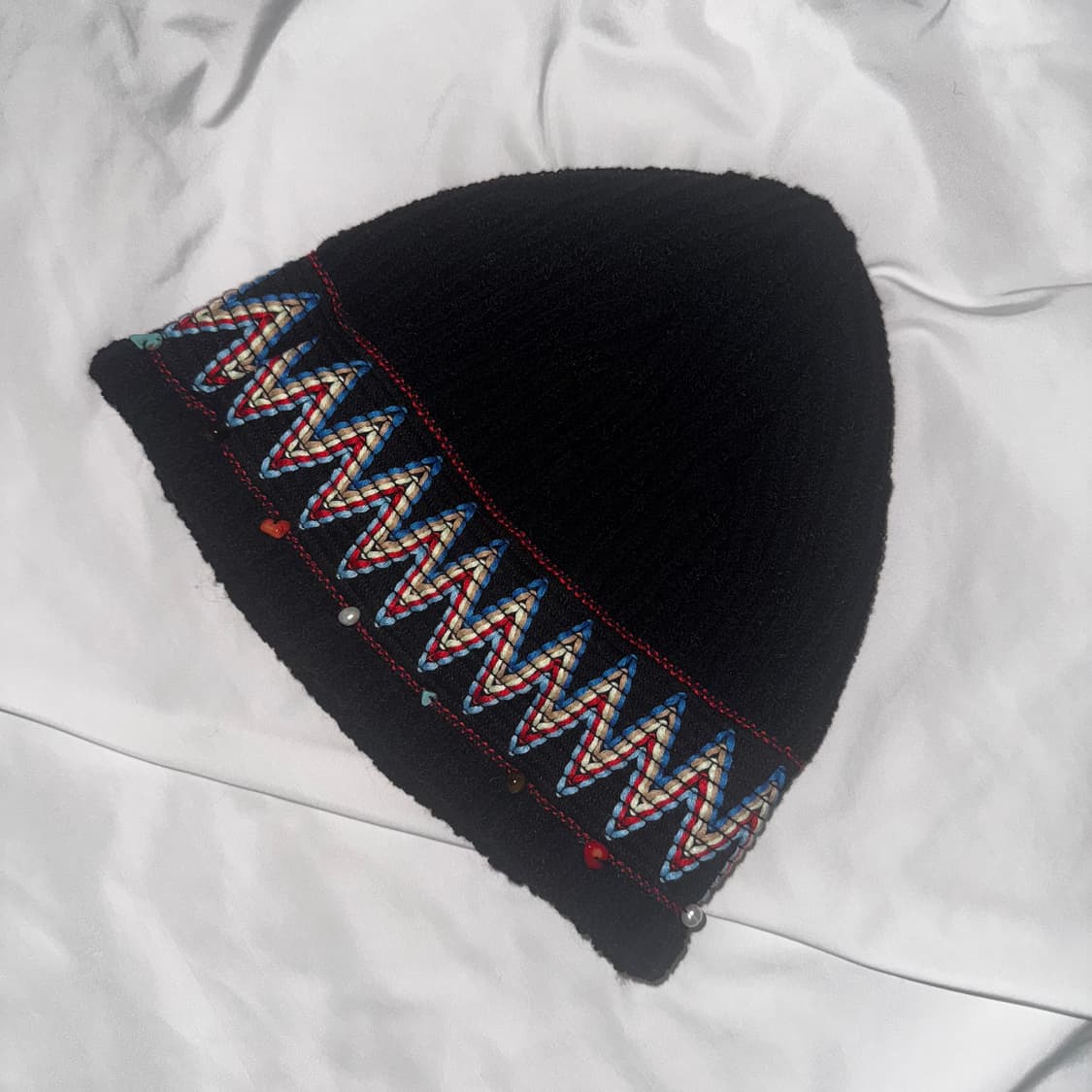 에씰미 에스닉 젬스톤 와치 캡 비니 상품이미지3