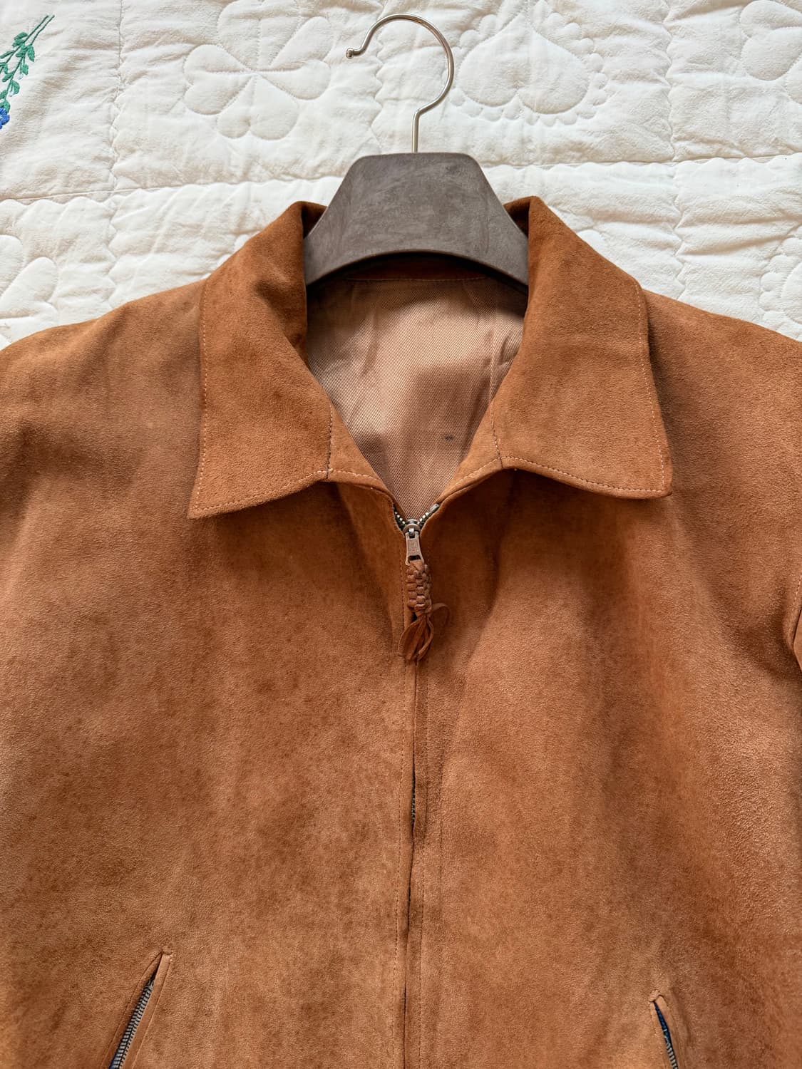 50s 영국제 누벅레더 아카이브 싱글 스웨이드 자켓 From UK🇬🇧 상품이미지3