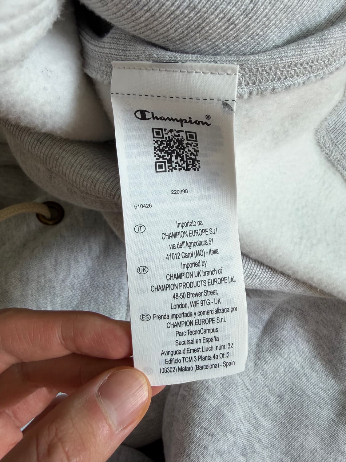 [L] 팔라스 x 챔피온 샵 후드 서울 그레이 말 상품이미지5