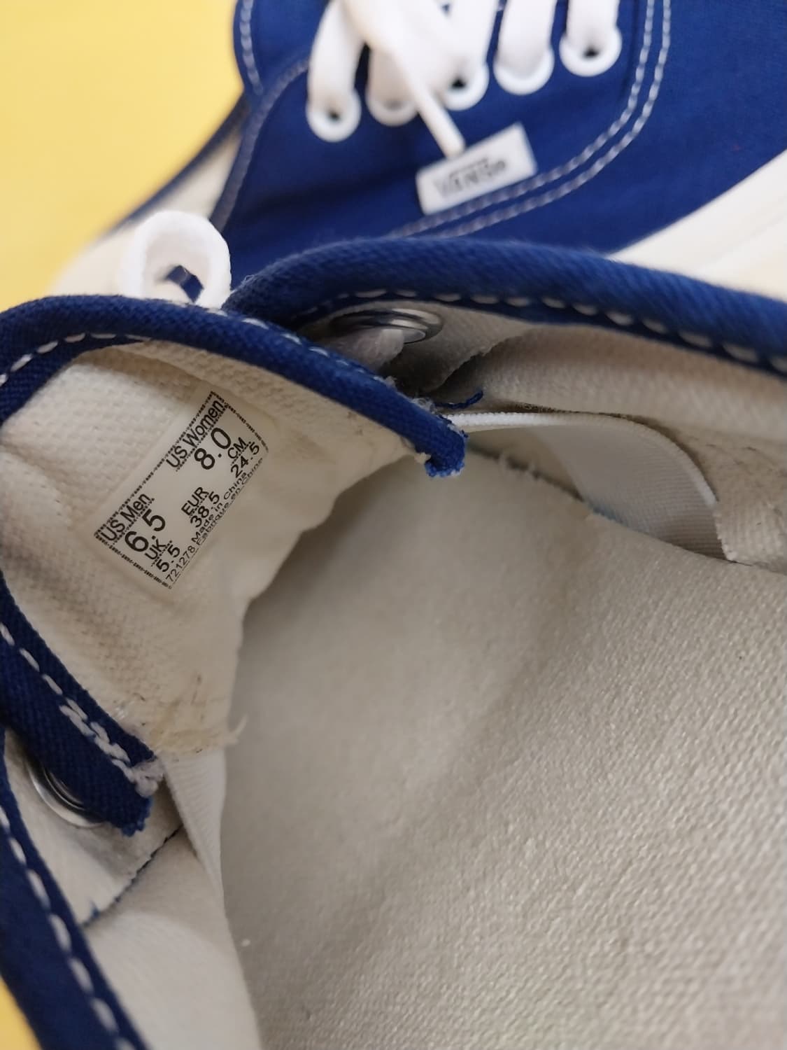 여성 반스 올드스쿨 어센틱 뮬, 스니커즈 (245) 상품이미지9