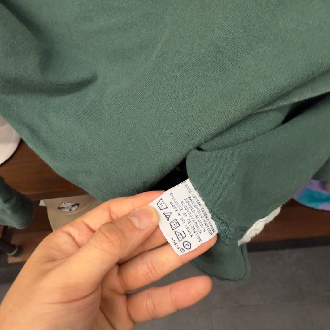 90s 폴로 랄프로렌 사자 와펜 로고 브이 스트라이프 럭비티 셔츠 상품이미지8