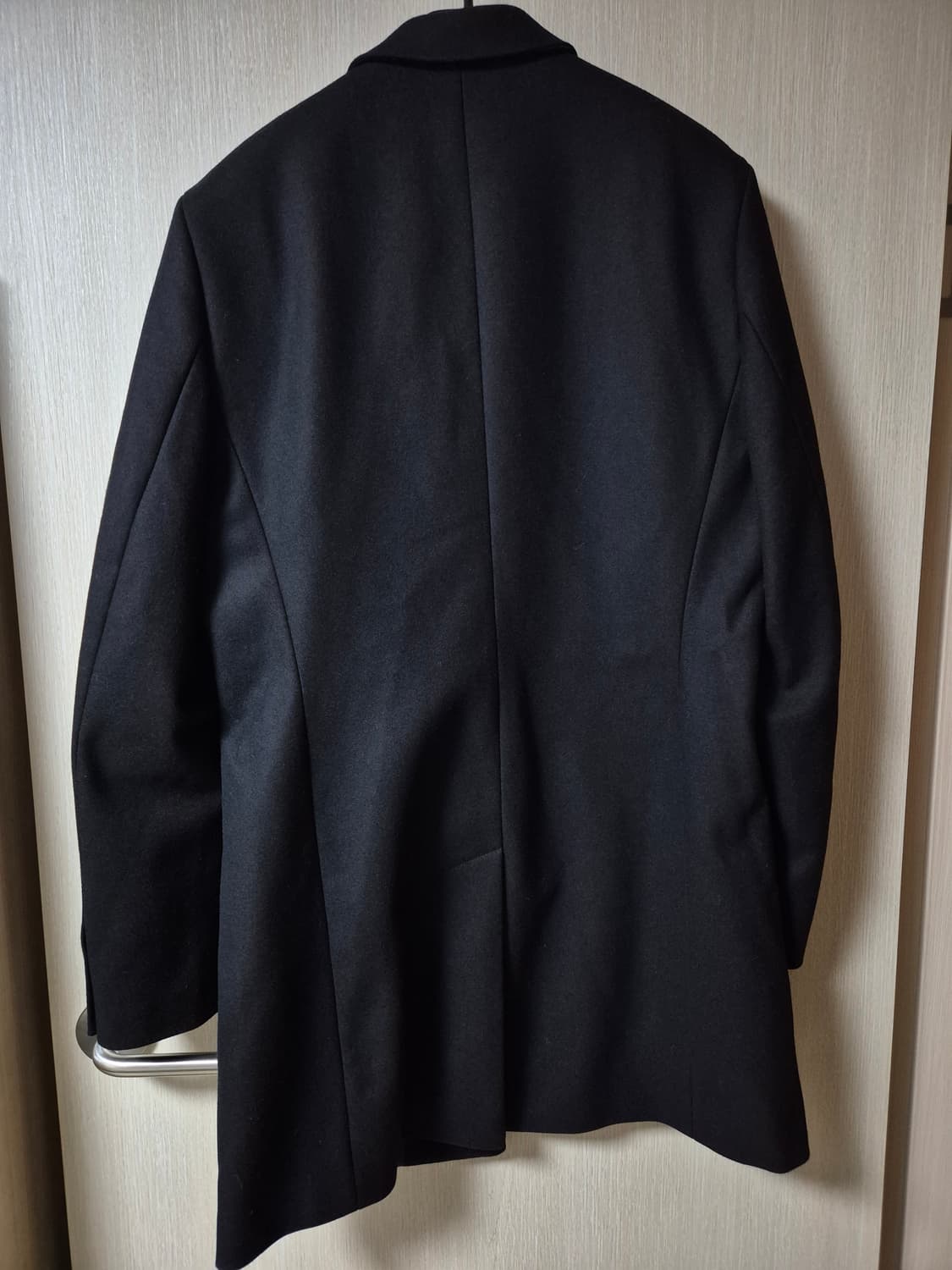 제이린드버그 최고급 울코트 남성코트 52 사이즈 블랙 상품이미지2