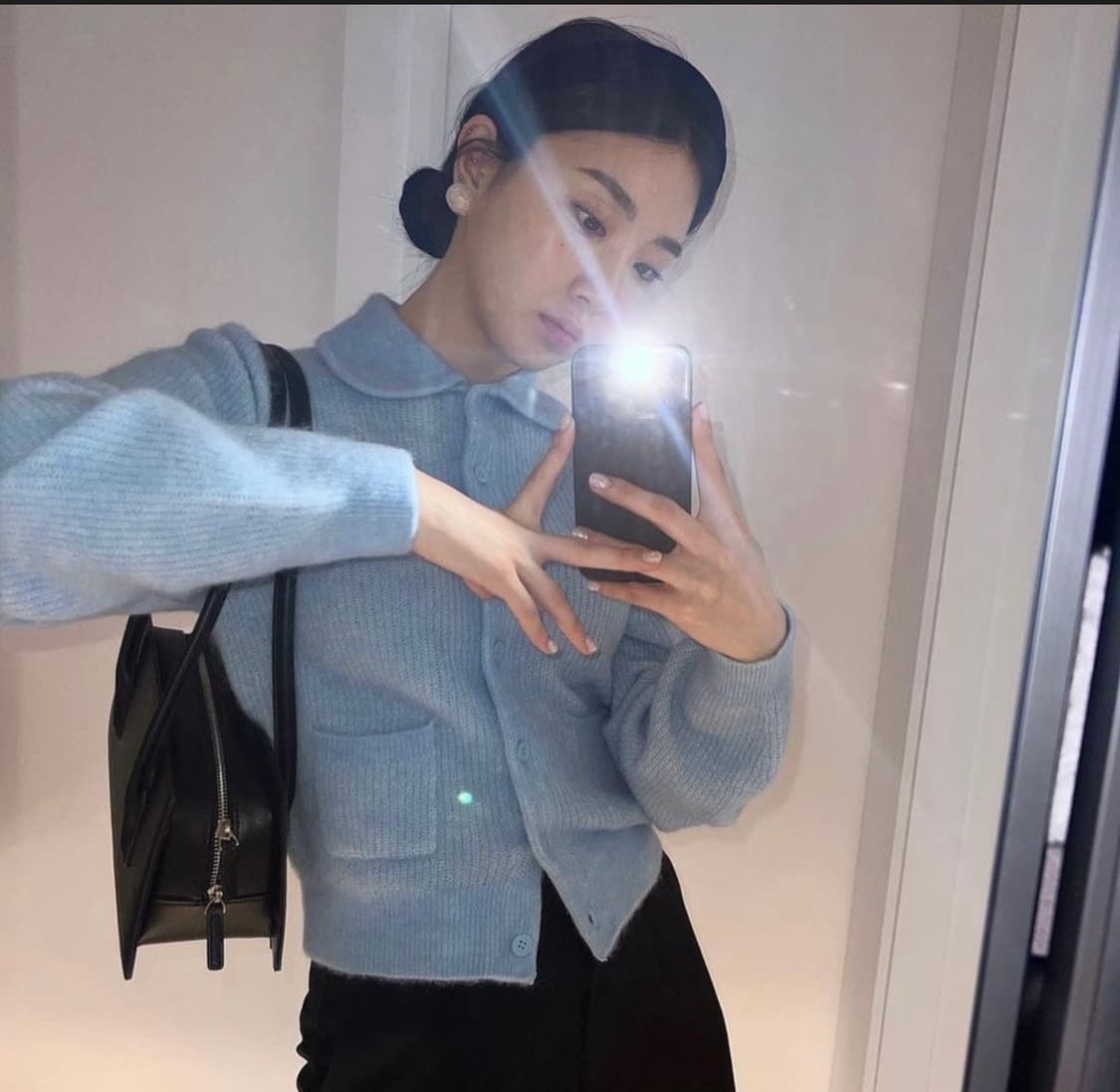 앤아더스토리즈 칼라니트가디건 상품이미지1