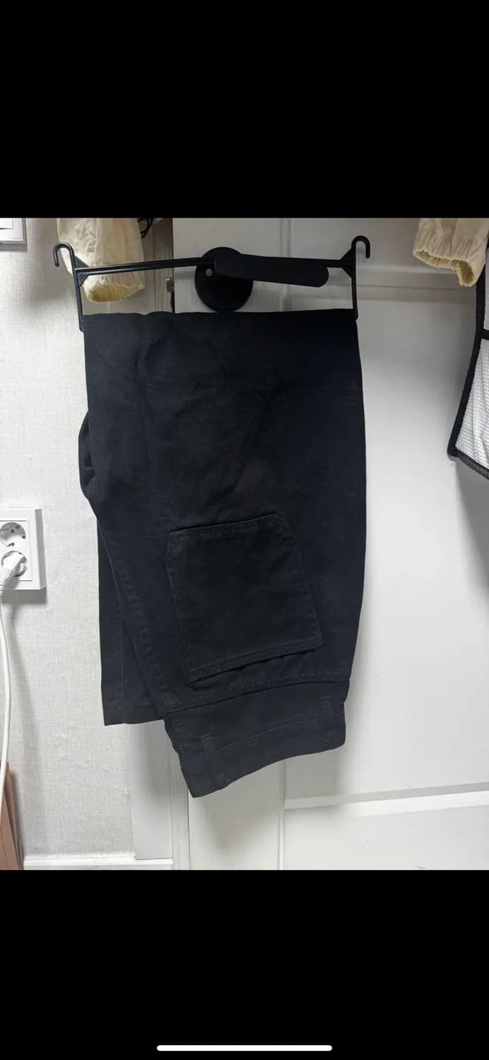 무료배송) 밀로 리플렉트 커브드 팬츠 블랙 m size 상품이미지1