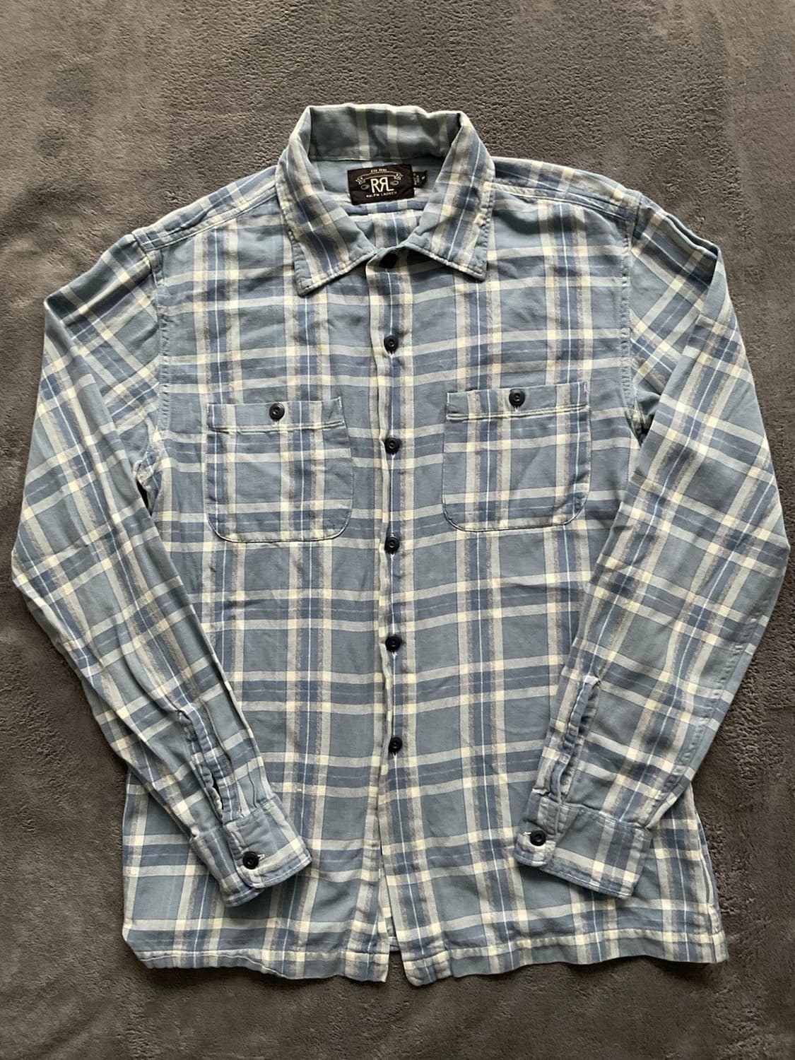 RRL 더블알엘 플래드 체크 워크 셔츠 상품이미지2