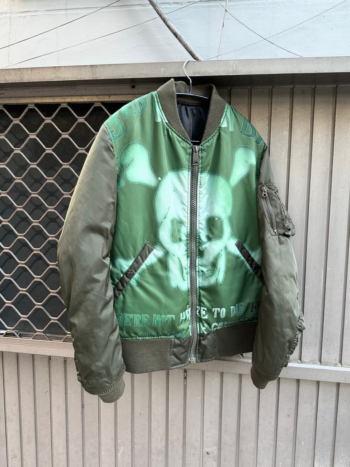 Avirex shirring skull reversible flight  상품이미지1