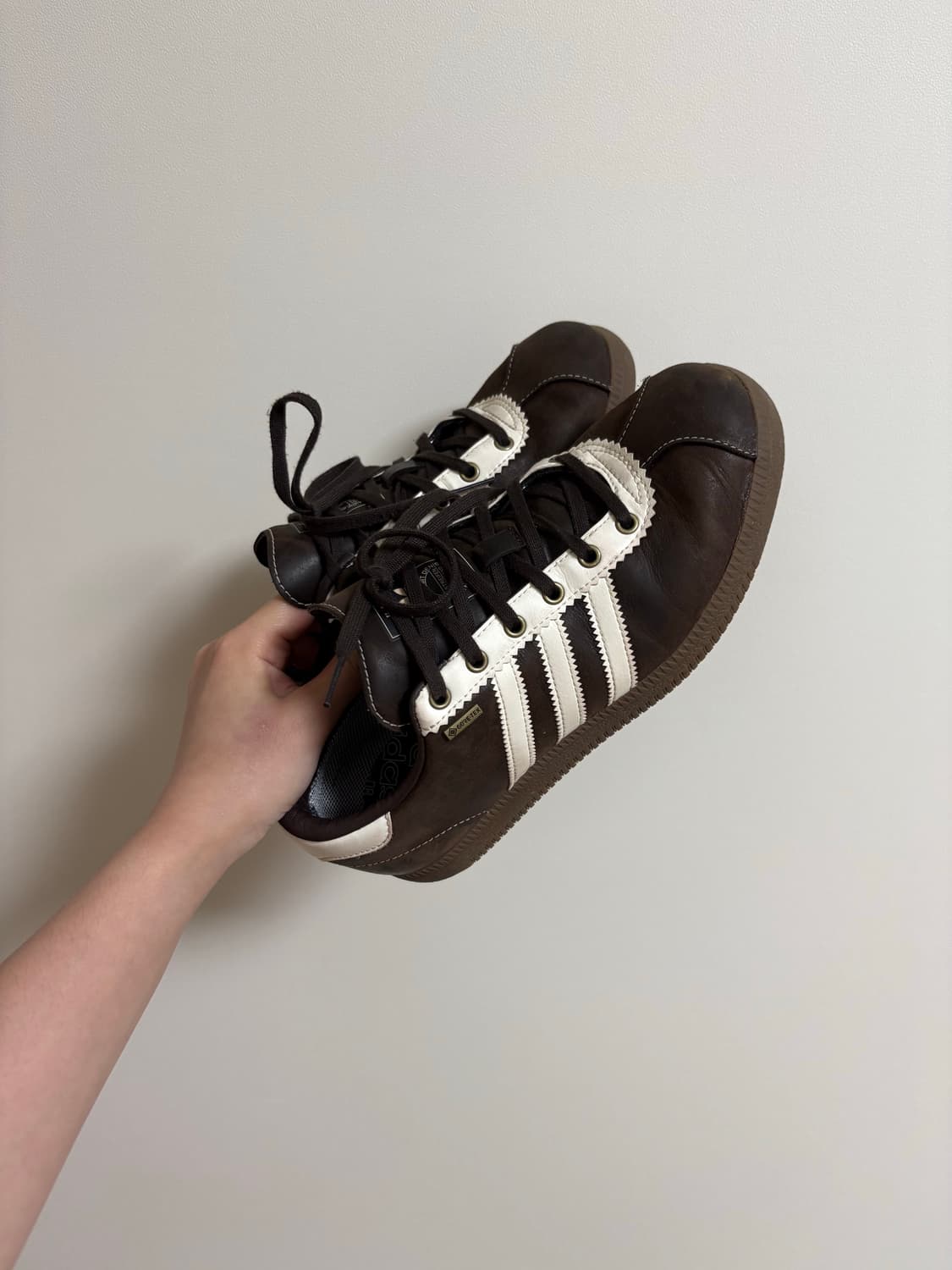 아디다스 베른 고어텍스 다크 브라운 크림 화이트 Adidas Bern G 상품이미지2