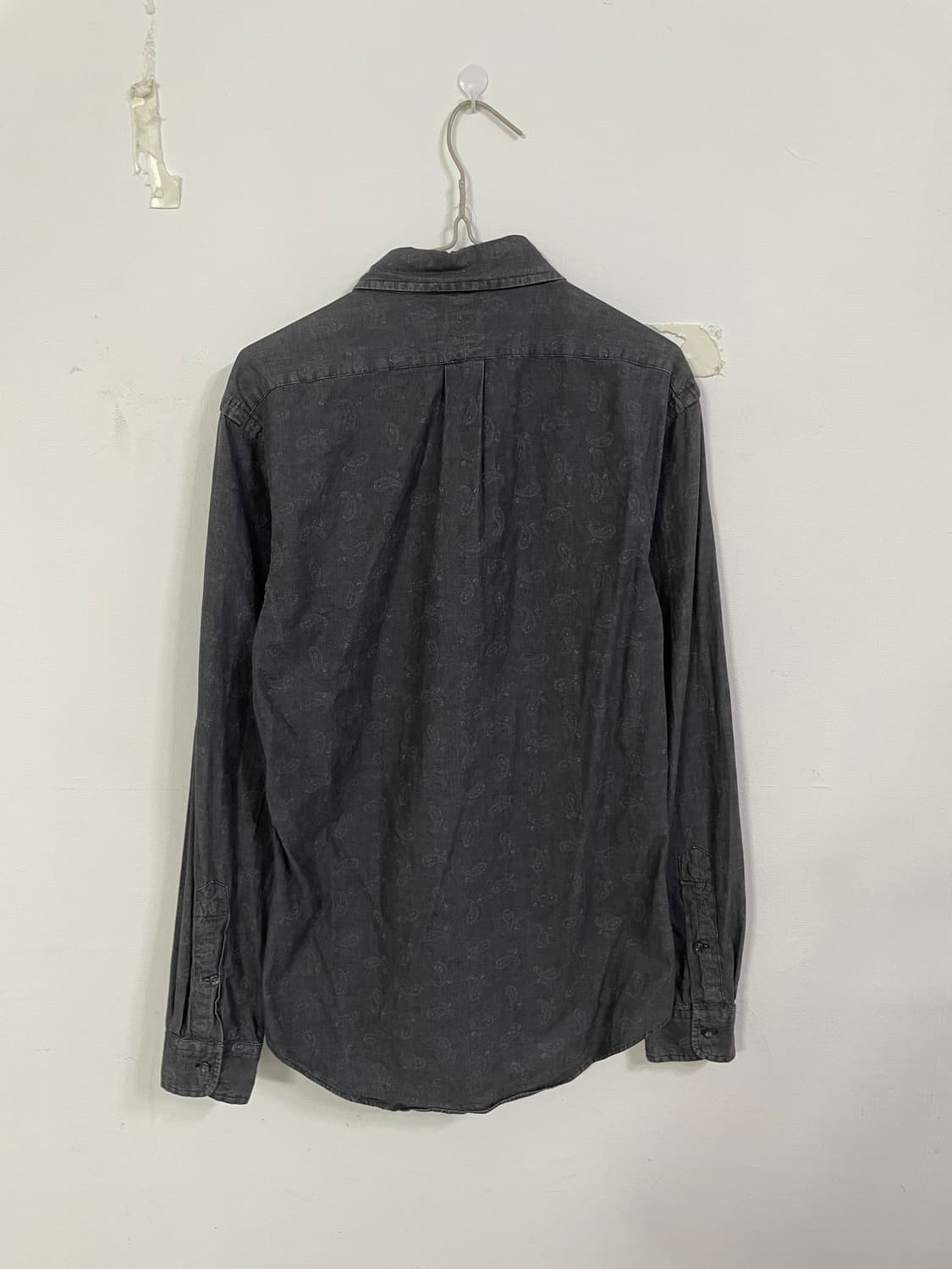 폴로랄프로렌 페이즐리 긴팔 셔츠 그레이 상품이미지3