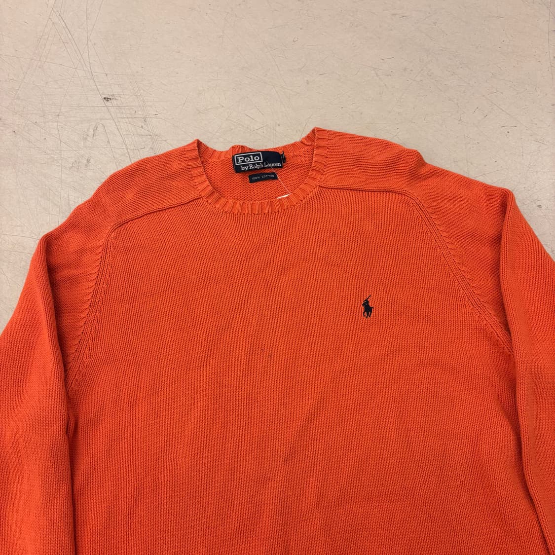 폴로 랄프로렌 포니 오렌지 니트 상품이미지2