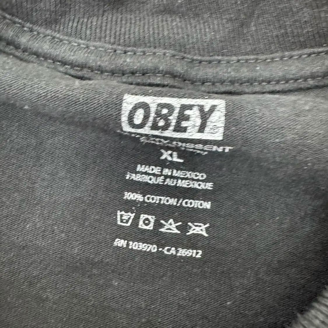 XL OBEY 오베이 빅로고 반팔 티셔츠  상품이미지6