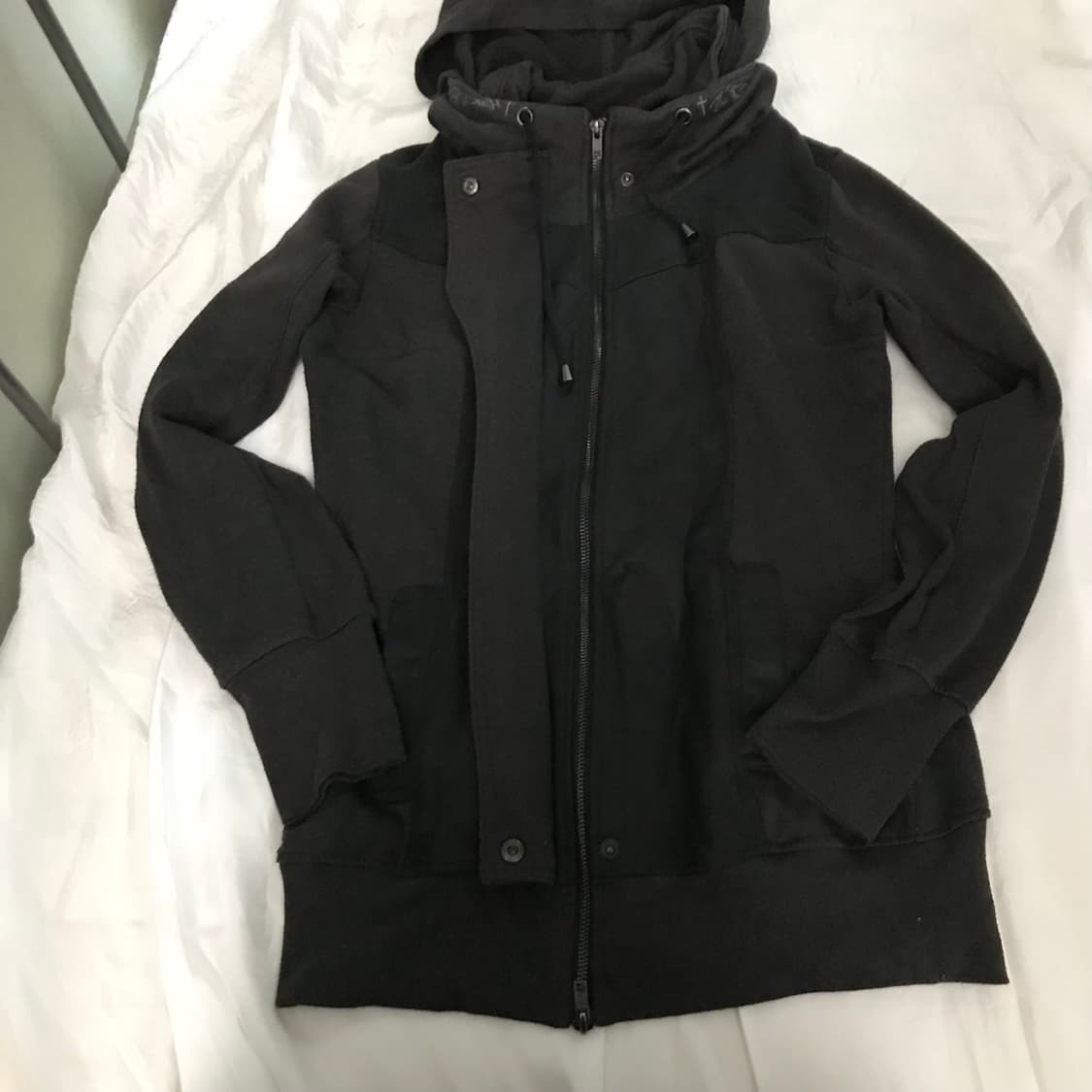 Heaven And Earth 고스 고딕 투웨이 후드 집업 상품이미지3