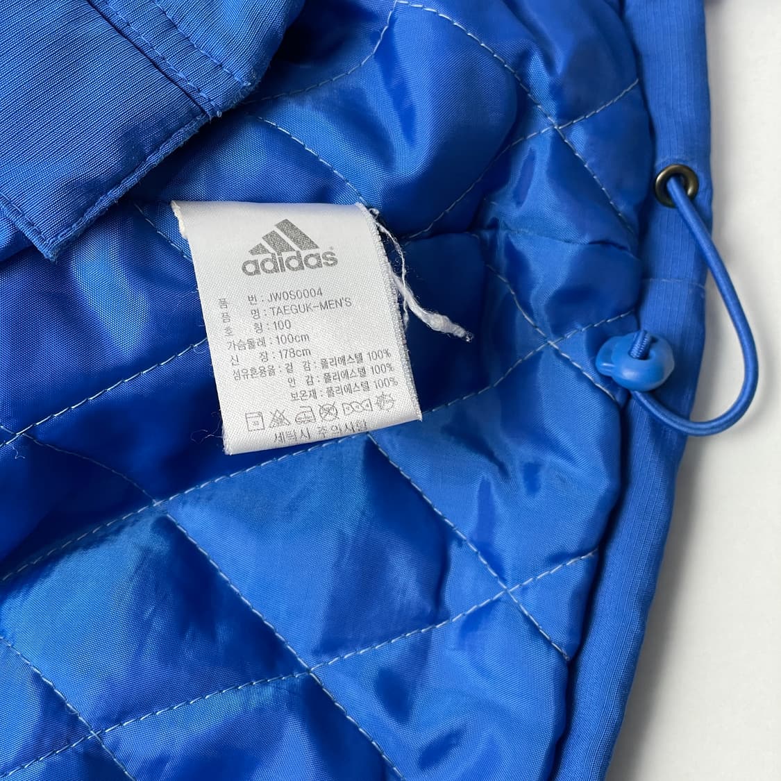 [중고] 90s 아디다스 태권 누빔 패딩 100 상품이미지6