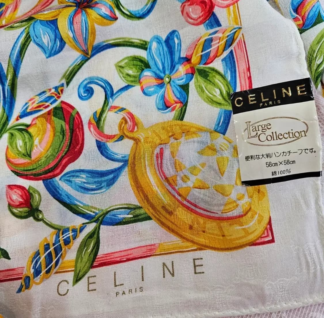 셀린느손수건(CELINE) 빈티지 대형 손수건 스카프 상품이미지6