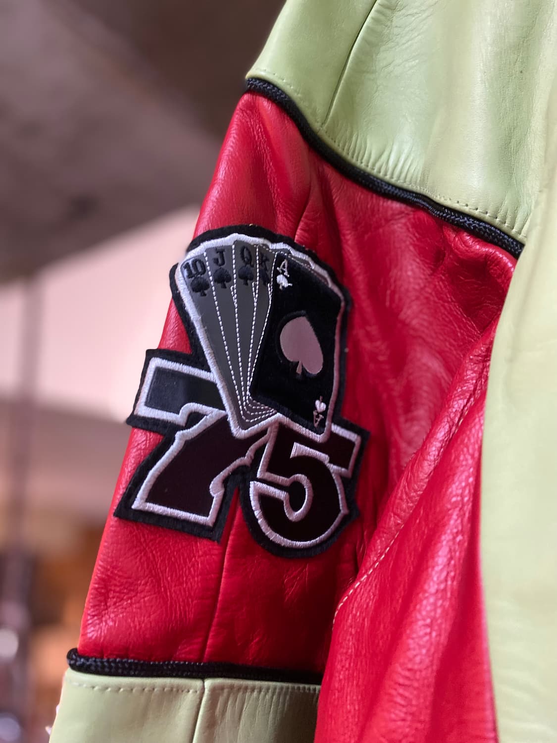 90s AVIREX 하이롤러 바시티 자켓 XXXL 상품이미지5