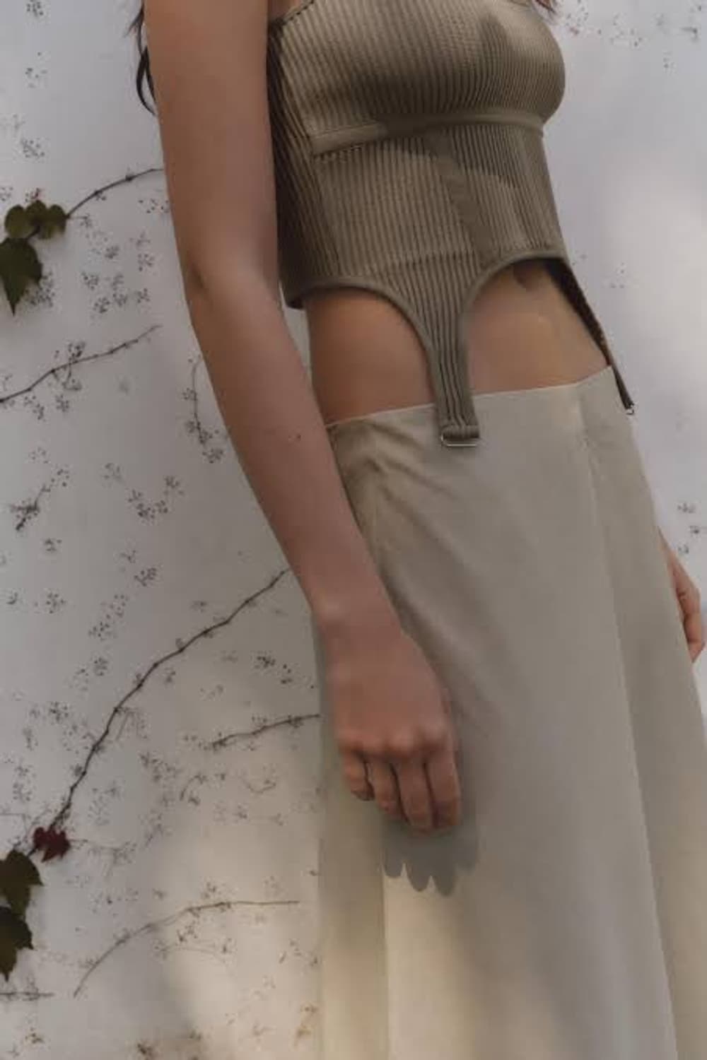 (새상품) ZARA 자라 코르셋 니트탑 상품이미지2