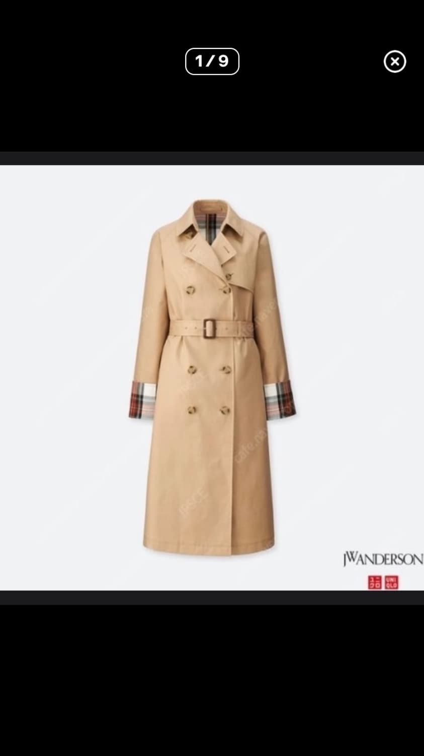 유니클로  X  jw앤더슨 트렌치코트 상품이미지5